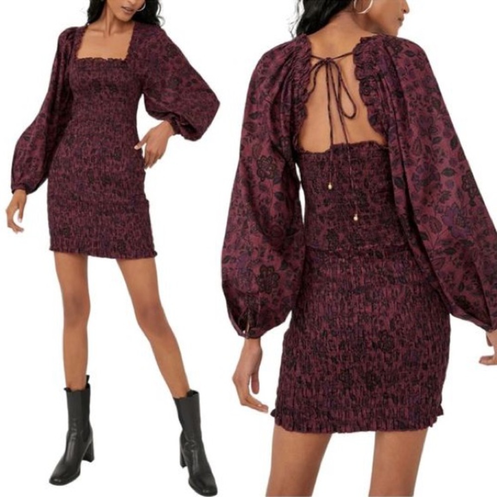 Free People Smock It To Me Dress Size‎ Large